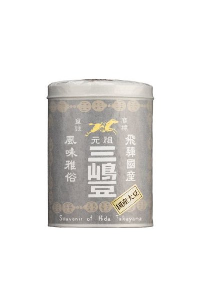 画像1: 三嶋豆レトロ缶(小160g) (1)